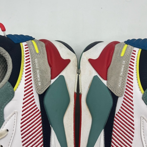 RS-X Jr Parisian White Blue Red 386894-01 Size 7C Youth - Picture 8 of 13